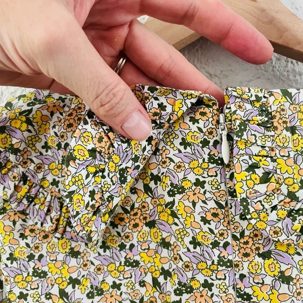 By Anthropologie Short-Sleeve Collared Printed Midi Dress NWT - Picture 7 of 15